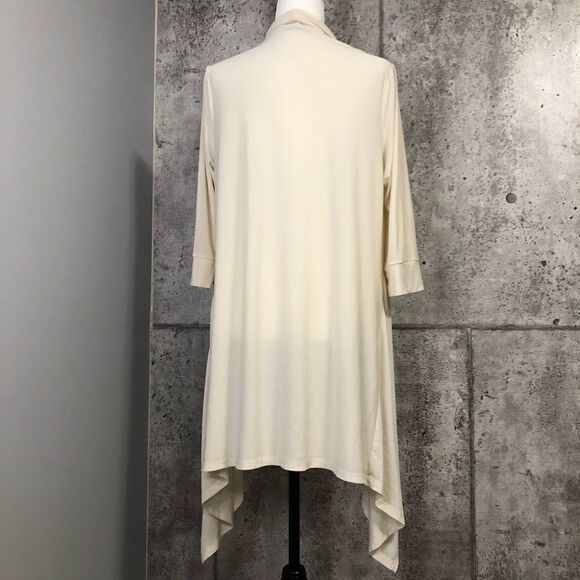 Bailey Creamy White Long Cardigan - Picture 3 of 11